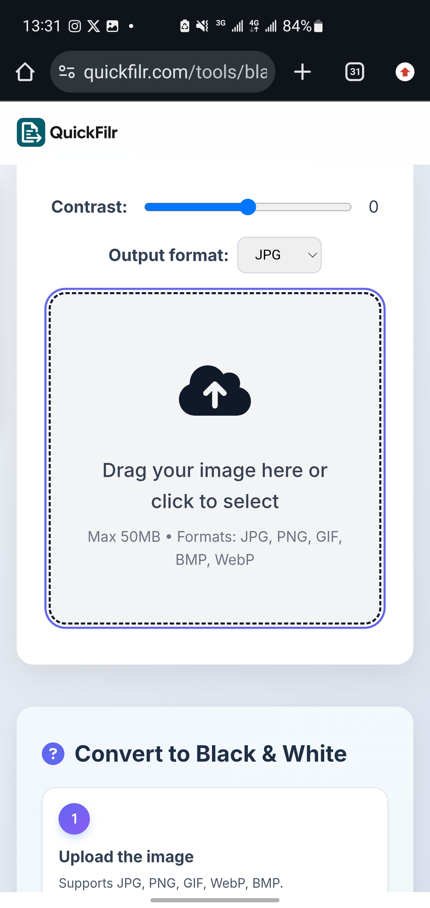 How to Convert to Black & White?