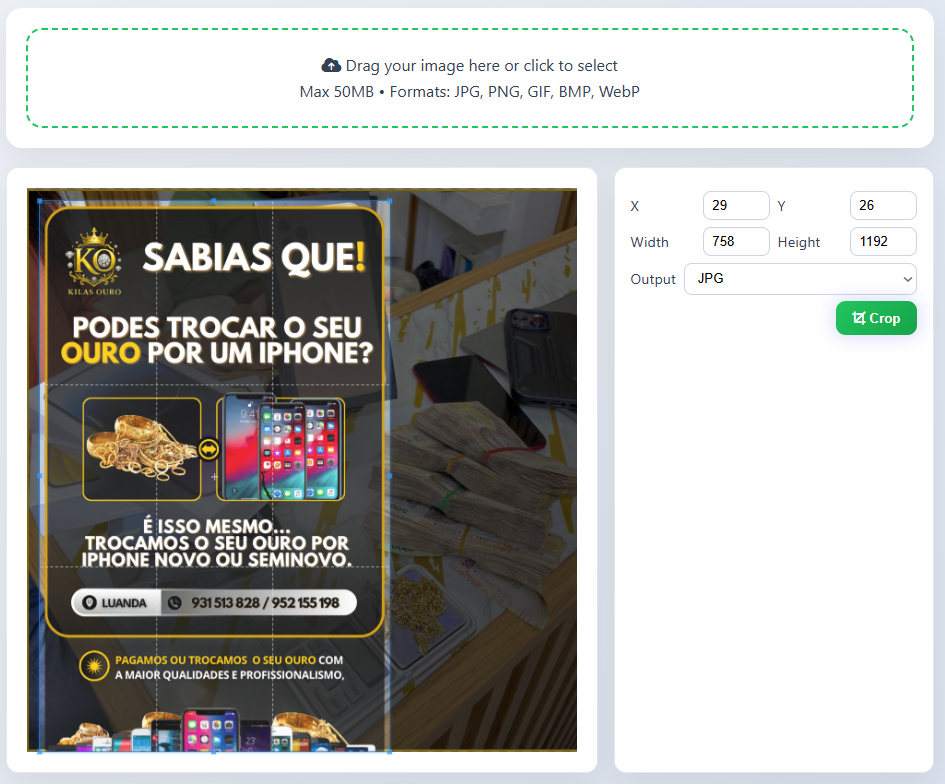 How to crop an image?